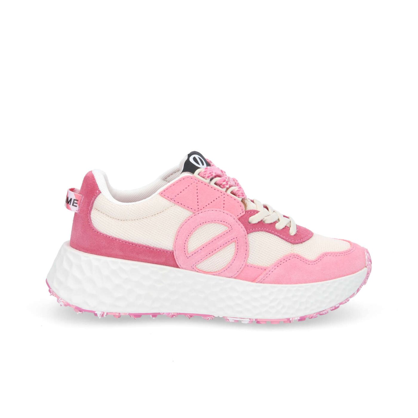 CARTER MILKSHAKE W - SUEDE/KNIT/SUED - PINK/OFF WHITE